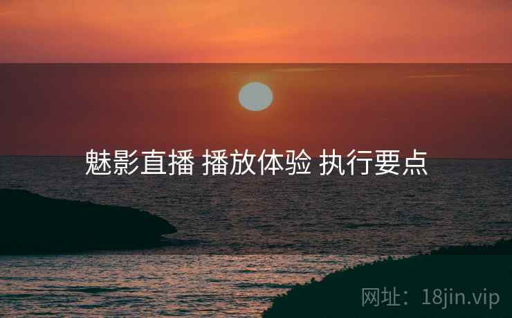 魅影直播 播放体验 执行要点