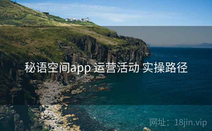 秘语空间app 运营活动 实操路径