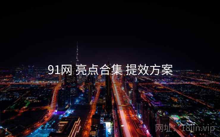91网 亮点合集 提效方案